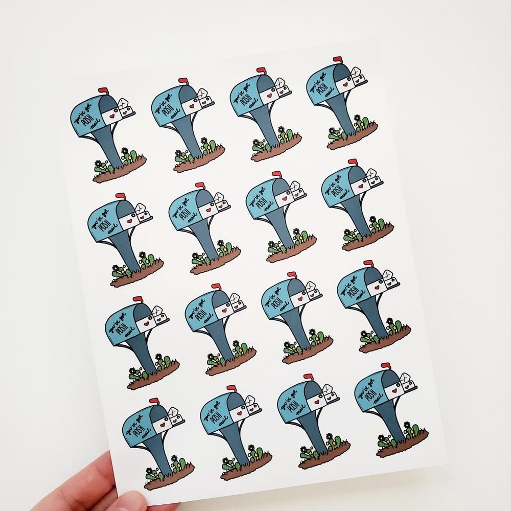 LB059 STICKERS Custom Poshmark Stickers Dr Suess Style Thank You Mail Supplies - Picture 2 of 7